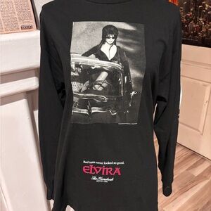 The Hundreds Black Elvira Graphic Long Sleeve Tee NWT Collector’s Item.